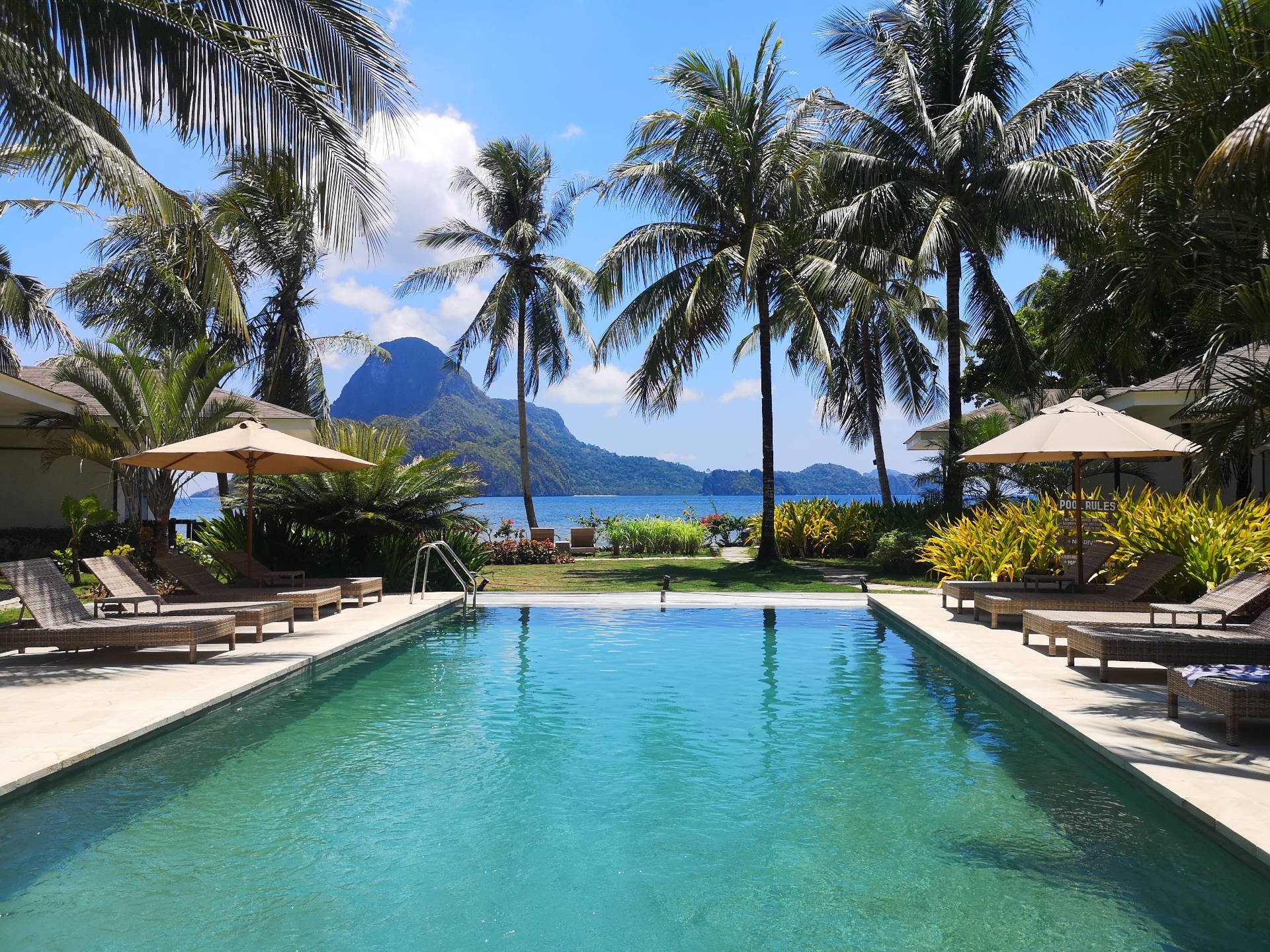 Resort bei El Nido auf Palawan, Philippinen