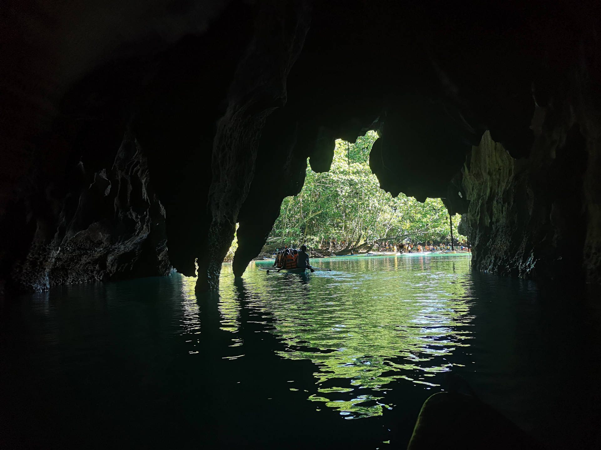 Undergroundriver bei Sabang auf Palawan, Philippinen