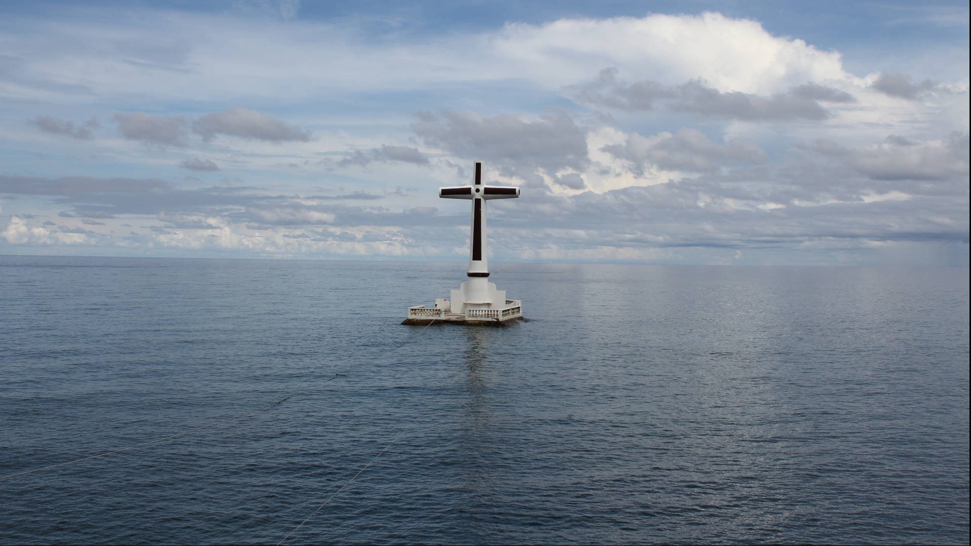 Kreuz vor der Küste von Camiguin, Philippinen