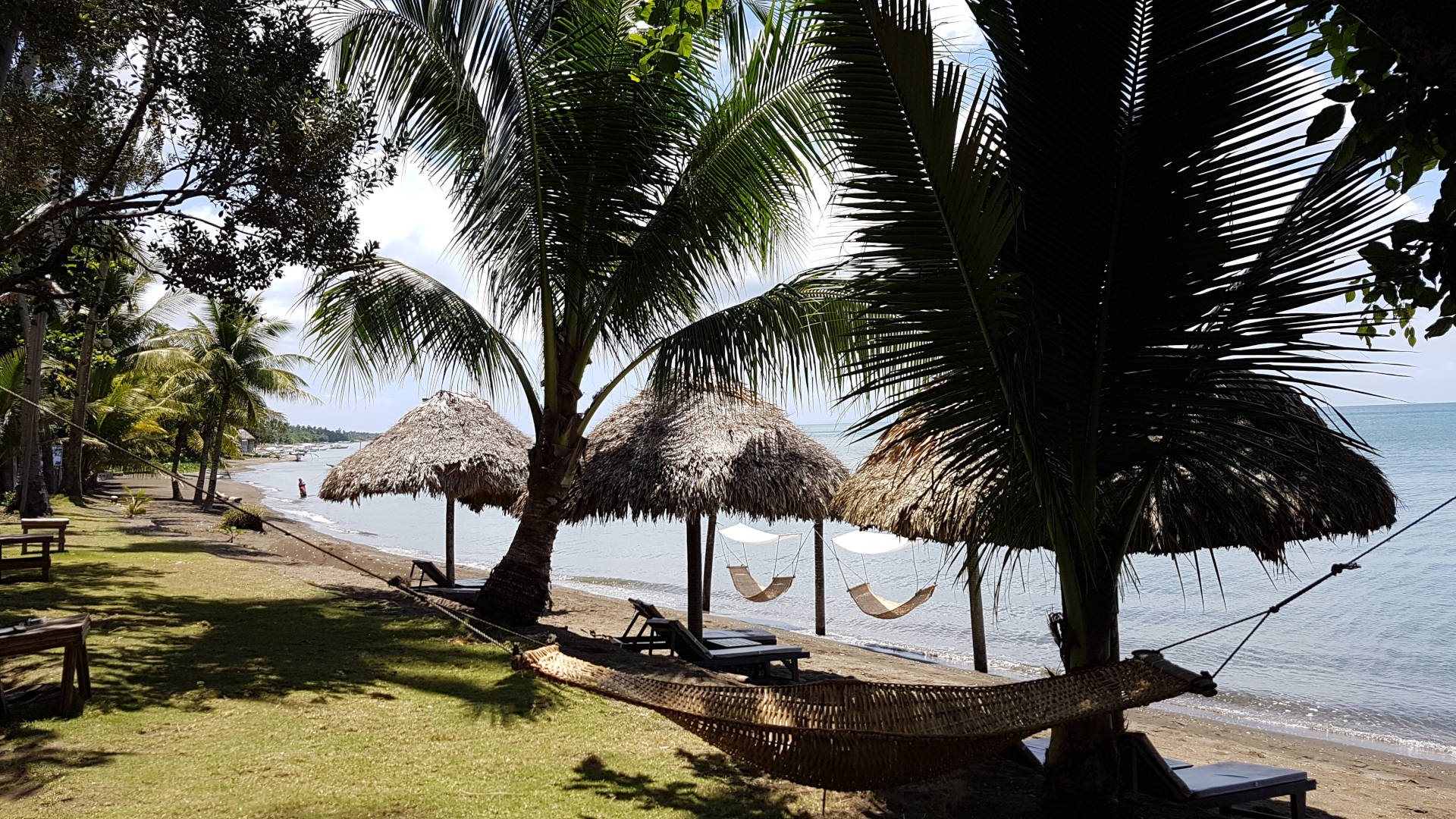 Strand bei Donsol, Legazpi, Philippinen