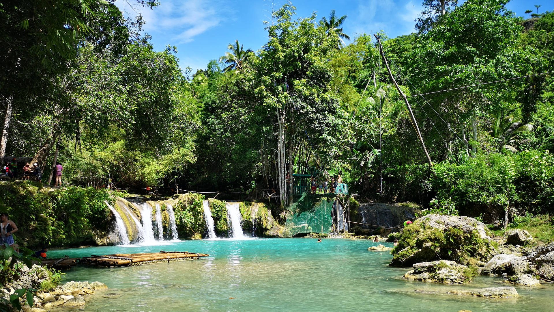 Wasserfall auf Siquijor, Philippinen
