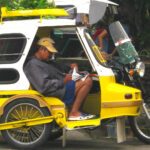 Tricycle auf fen Philippinen