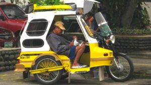 Tricycle auf fen Philippinen