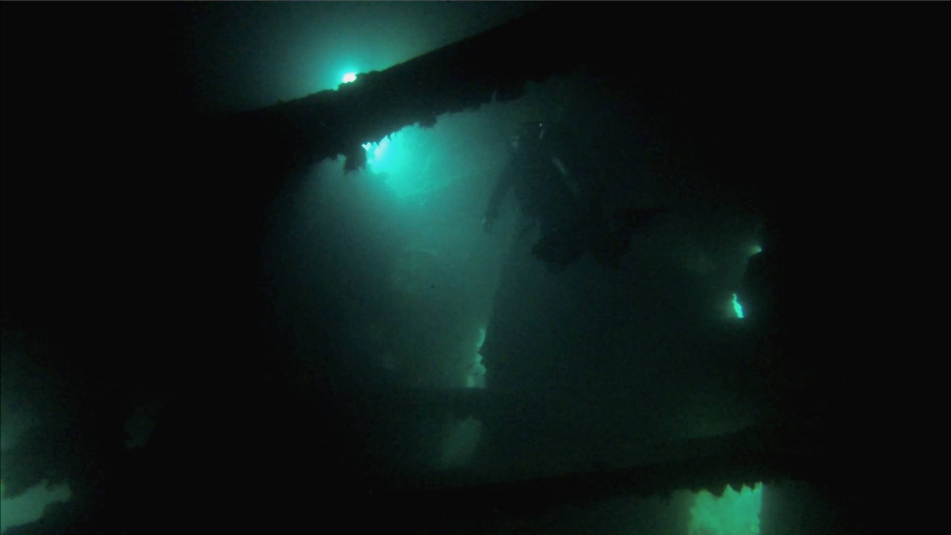 In einem Wrack bei Coron auf den Philippinen